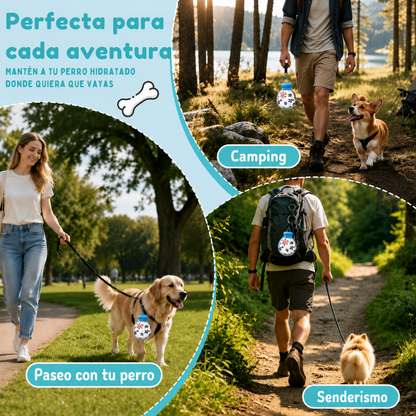 Botella Portátil 2 en 1 para Mascotas